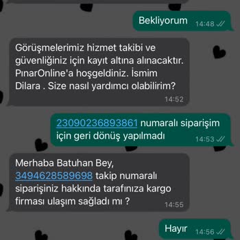 PınarOnline Online Kampanya Ve Kargolama Problemleri