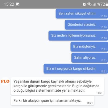 FLO Ayakkabı FLO Online Mağazanın, Kargosundan Sorumlu Olmaması!