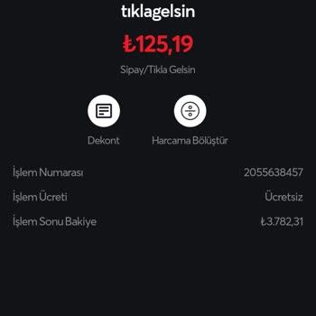 Tıkla Gelsin Siparişim Gözükmüyor Kartımdan Para Çekildi