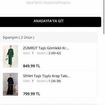 Melike Tatar Eksik Ürün Ve Yardımcı Olmamaları