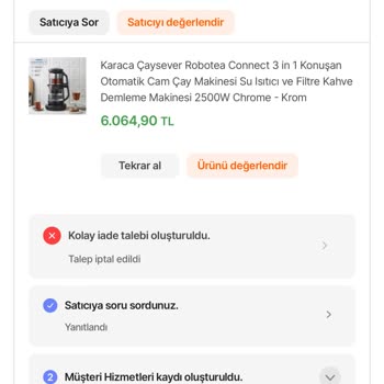 Hepsiburada İadem Kayboldu Ve Bana Başkasının İadesini Gönderdiler.