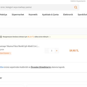 Trendyol Türeticinin Farklı Kargo Ücretleri İle Yanıltılması