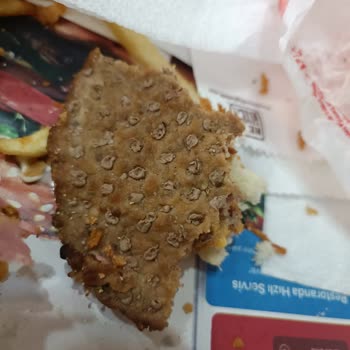 Tekirdağ Tekira AVM Burger King'den Kötü Hamburger