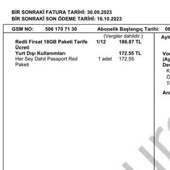Vodafone - Talep Dışı Tanımlanan Paket Hakkında