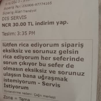 McDonald's Sürekli Eksik Sipariş Göndermeleri