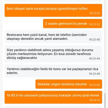 Migros Yemek Pişmanlığı. İlgisiz Müşteri Destek Hattı