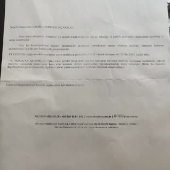 Skechers 1 Aylık Ayakkabının İç Astarı Yırtılıp Topuğuma Vurdu!