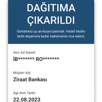 AGT Kurye (aynigunteslim.com) Kargomu Teslim Etmiyorlar ve Mağdurum