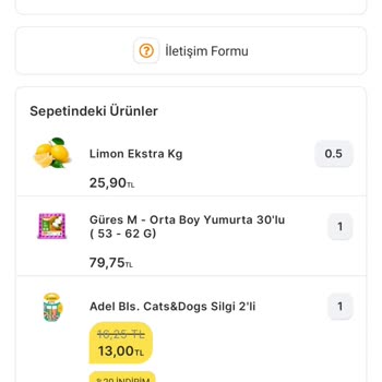 Migros İsteğim Dışında Siparişi İptal Etti