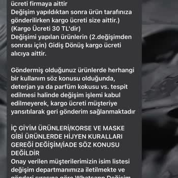 Tuvid XXL Abiye İade Sorunu