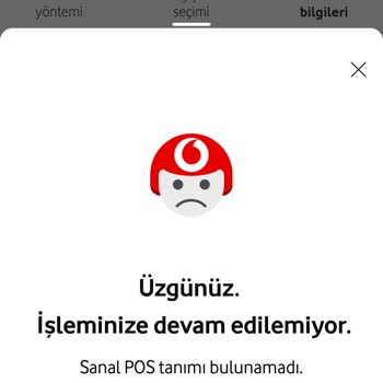 Vodafone Pay Sanal Pos Tanımı Bulunamadı Sorunu