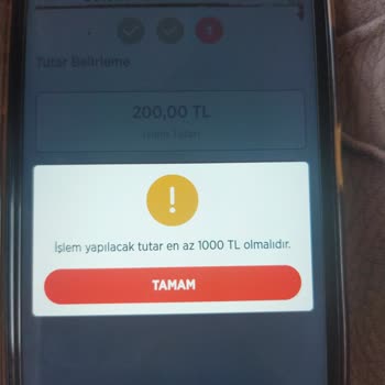 Ziraat Yatırım ZBorsa Para Yatırma 1000 TL Minimum Sınır