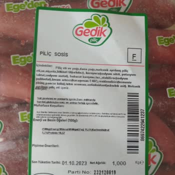 Gedik Piliç'ten Küflenmiş Sosis