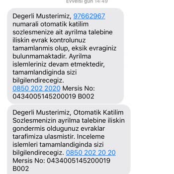 Türkiye Sigorta İbana Para Yatmadı