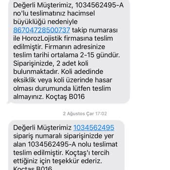 Koçtaş'ın 45 Gündür Ürünü Teslim Etmeyip Ücretini De İade Etmiyor!