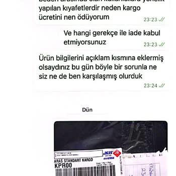 Şehri Moda Butik İnternet Alışverişi Para İadesi