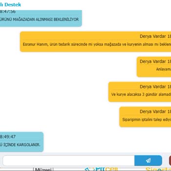 Cdabilisim Epttavm Siparişi Kurye Bekliyor
