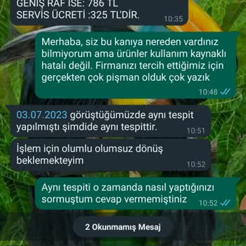 Kelebek Mobilya Müşteri Hizmetlerinin Hizmet Veremeyişi