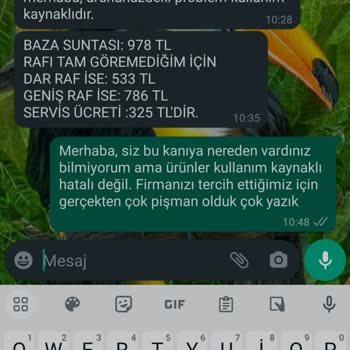 Kelebek Mobilya Müşteri Hizmetlerinin Hizmet Veremeyişi