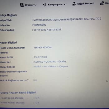 Anadolu Sigortanın Kasko Hasar Tespit Sonucunu 40 Günde Vermemesi