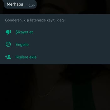 WhatsApp Yurt Dışından Bilinmeyen Bir Numaradan Şüpheli Mesaj