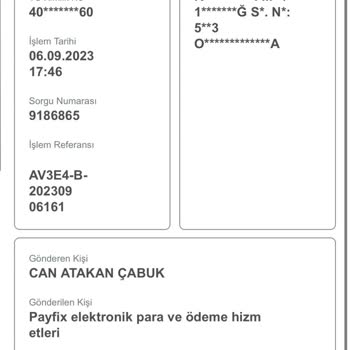 PayFix Param İade Olmadı Canlı Destek Sadece Yazısı Var İlgilenen Kimse Yok