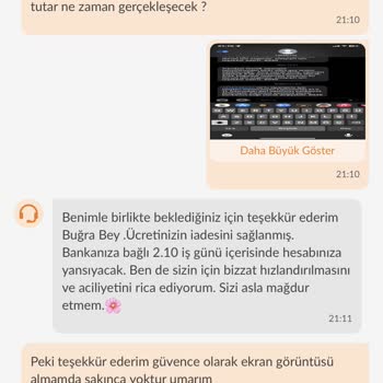 Trendyol Yemek Ürünümden Çıkan Kıl Ve Kabul Edilmeyen İadem