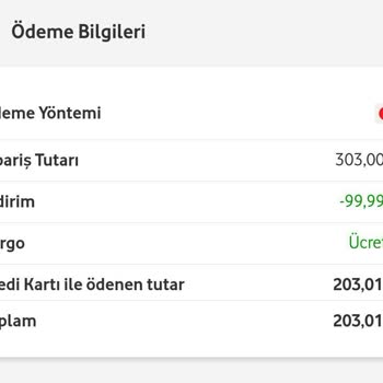 Vodafone Her Şey Yanımda 5GB Hediye İnternetimi Tanımlamıyor