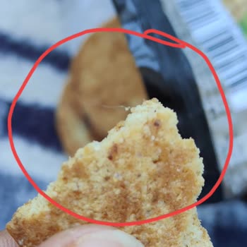 Eti Gıda Bisküvide Kıl Veya Plastik Parçası