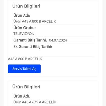 Arçelik TV Değişim Yapmıyor