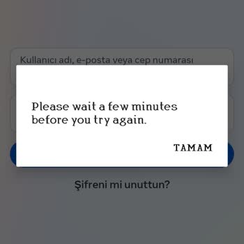 Instagram'a Giremiyorum Sebebi Nedir?