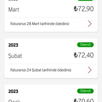 Vodafone Rızasız Ve Yalanlarla Kendi Kendine Tarife Değiştirmesi