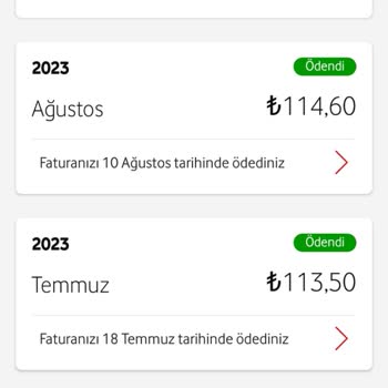 Vodafone Rızasız Ve Yalanlarla Kendi Kendine Tarife Değiştirmesi