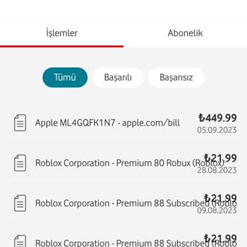 Apple App Store Ödeme Geçmişinde Faturama Yansıyan Sipariş Gözükmüyor