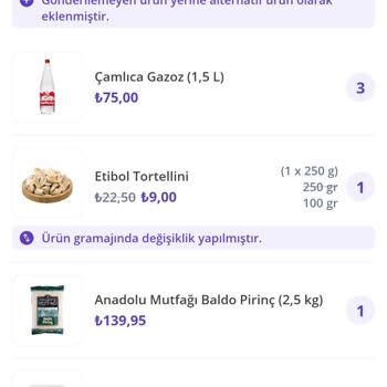 Getir Mağaza / Müşteri Temsilcisi
