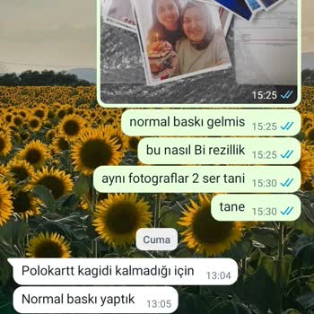 İdealfotobaski (Instagram) Hatalı İşlem İlgisiz Satıcı