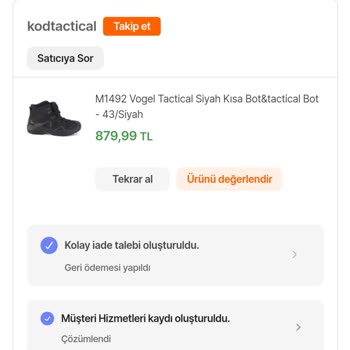 Hepsiburada Değişim Yapılması Gereken Ürünü Fiyatları Arttığı İçin İade Aldılar