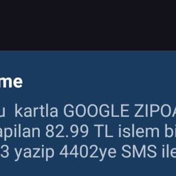 ZipoApps Hesabımdan Paramı Çekiyor