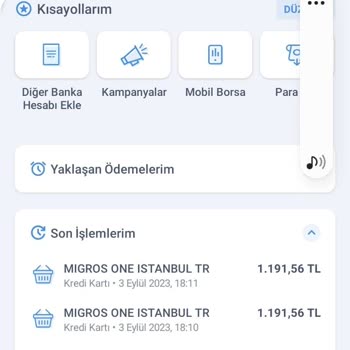 Migros Sanal Market İki Defa Çekimi İade Etmiyor