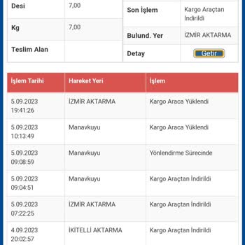 Sürat Kargo Kargonun Geç Gitmesi