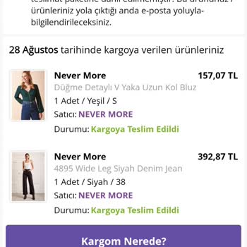 Morhipo Tarafından Kargom Ne Gönderiliyor Ne De İptal Ediliyor