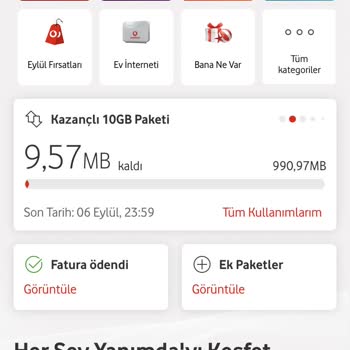 Vodafone Ek Paket Haksızlığı