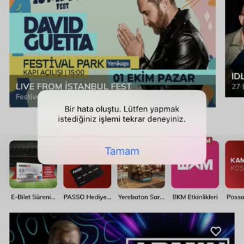 Passolig Passoya Girerken Hep Hata Veriyor