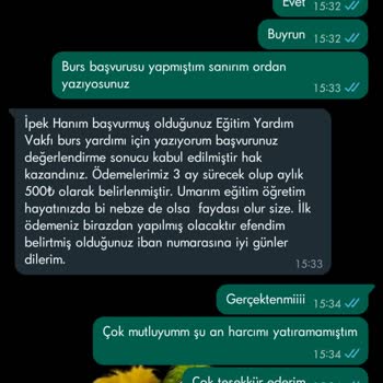 Papara Eğitim Yardım Vakfı Adı Altında Burs Verme Vadiyle Kişisel Bilgileri