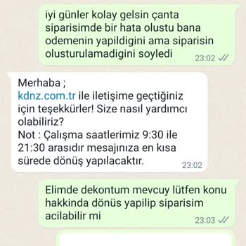 Kdnz Store Ödeme Alındı Ancak Sipariş Oluşturulmadı