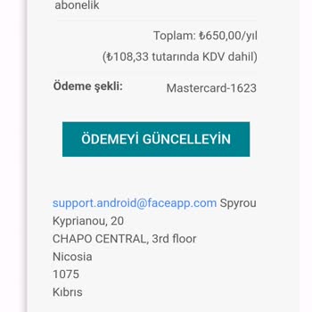 FaceApp Aile Bireyimin Haberim Olmadan Satin Aldığı Uygulama