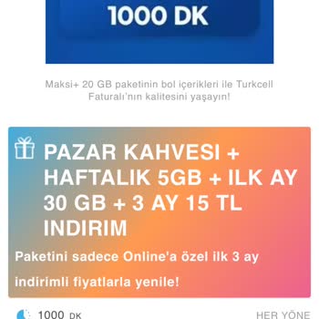 Turkcell Verdiği Tarife Aldatmacılığı.