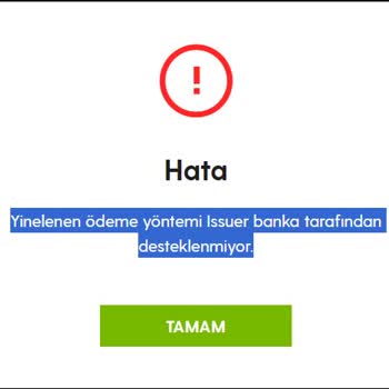 1 Aylık Geforce Now Paketi Satın Alamama