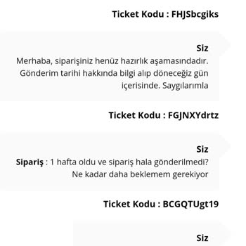 Hammaddeler.com Sipariş Bir Hafta Göndermiyorlar