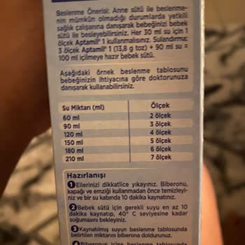 Aptamil Mama Köpürüyor